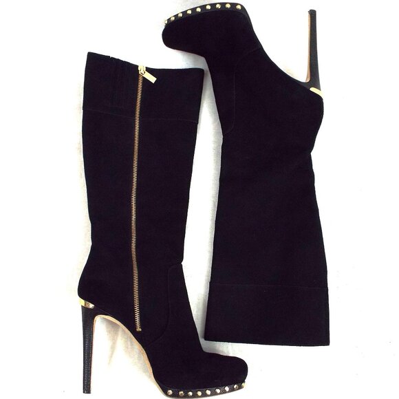 MICHAEL Michael Kors Black Heeled Boots - Picture 2 of 8